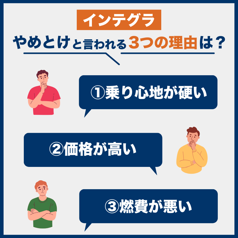 インテグラ後悔とやめとけの理由