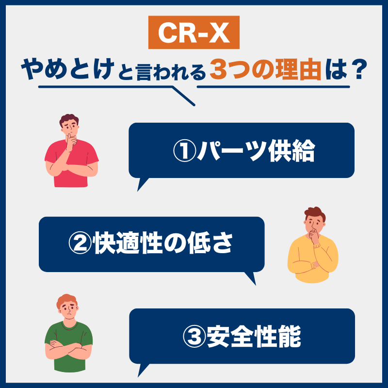 CR-X後悔とやめとけの理由