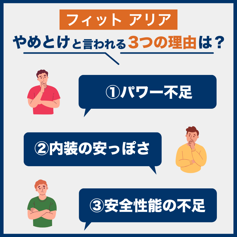 フィット アリア「後悔とやめとけの理由