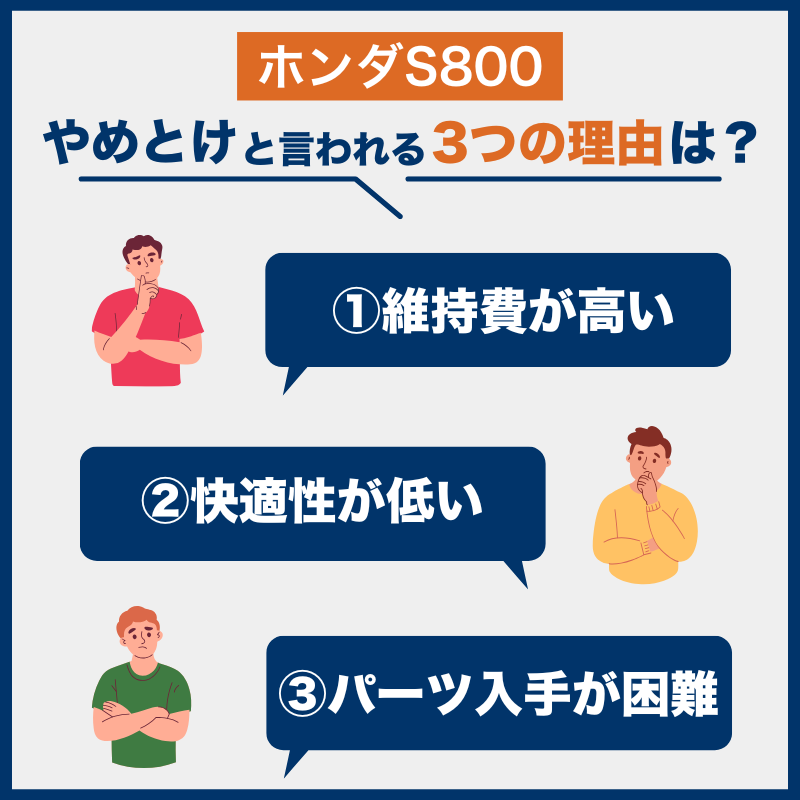 ホンダS800「後悔とやめとけの理由