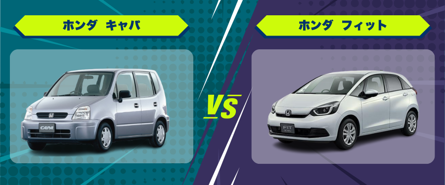 車種比較_ホンダ キャパ_ホンダ フィット