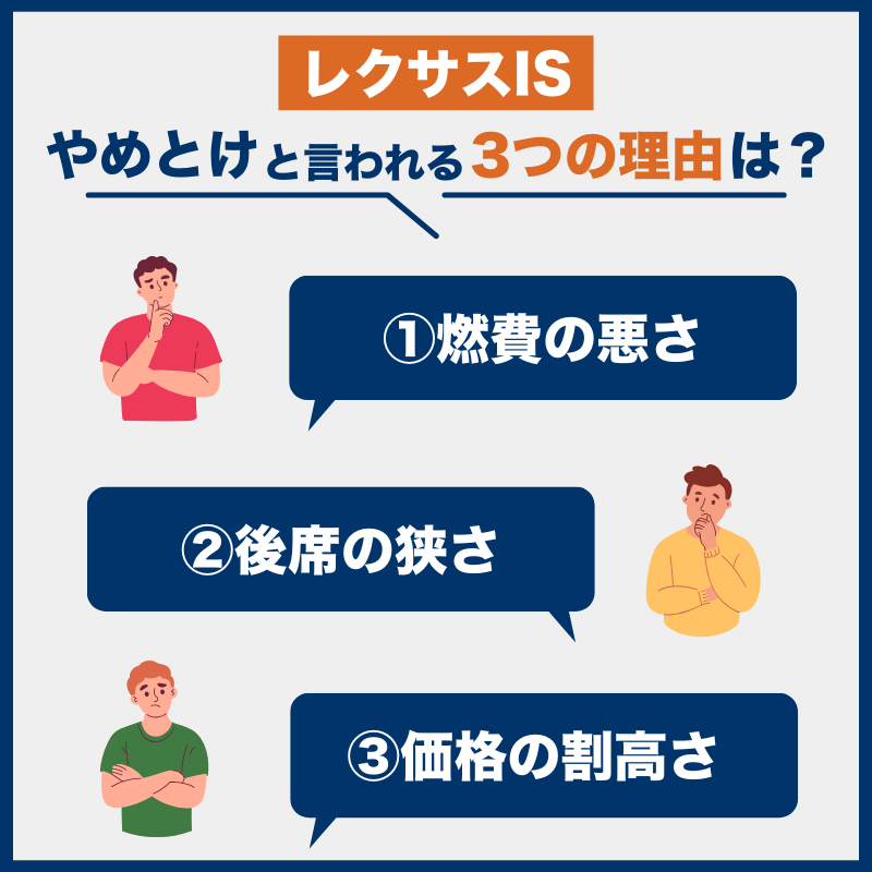 レクサスIS_後悔とやめとけの理由