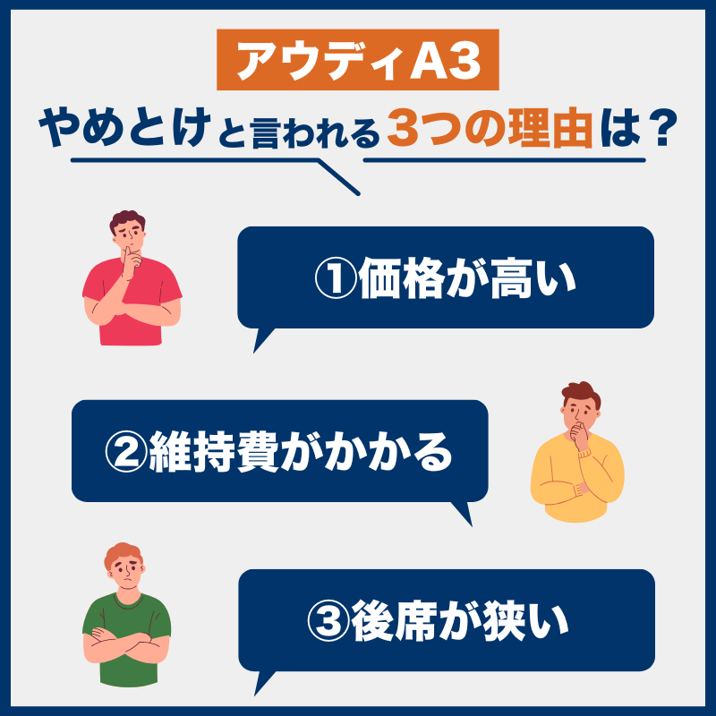 アウディA3後悔とやめとけの理由