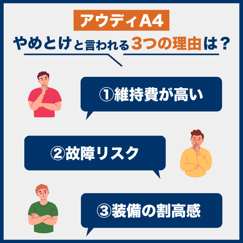 アウディA4後悔とやめとけの理由