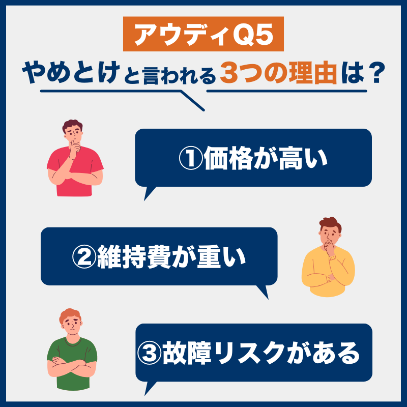 アウディQ5後悔とやめとけの理由